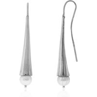 Weiße Süßwasserzuchtperlen-Silberohrringe (Joias do Paraíso) Weiße Süßwasserzuchtperlen-Silberohrringe (Joias do Paraíso)