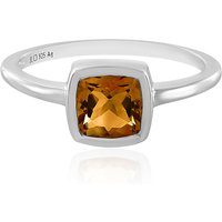 Brandy-Citrin-Silberring Brandy-Citrin-Silberring