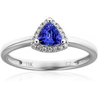 AAA-Tansanit-Goldring AAA-Tansanit-Goldring