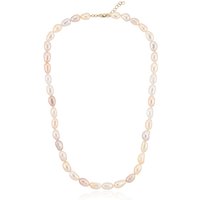 Süßwasserzuchtperlen-Silbercollier (TPC) Süßwasserzuchtperlen-Silbercollier (TPC)