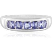 Tansanit-Silberring Tansanit-Silberring