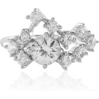 Zirkon-Silberring (Adela Silber) Zirkon-Silberring (Adela Silber)