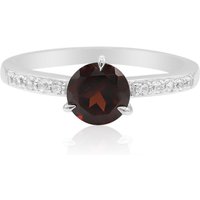 Mosambik-Granat-Silberring Mosambik-Granat-Silberring