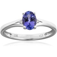 AAA-Tansanit-Goldring AAA-Tansanit-Goldring