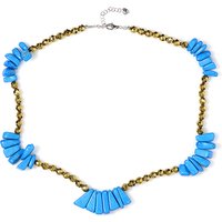 Edelstein-Silberhalskette Edelstein-Silberhalskette