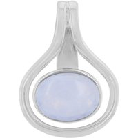 Blauer Chalzedon-Silberanhänger Blauer Chalzedon-Silberanhänger