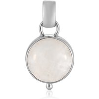 Bihar-Regenbogen-Mondstein-Silberanhänger Bihar-Regenbogen-Mondstein-Silberanhänger