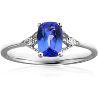 AAA-Tansanit-Goldring AAA-Tansanit-Goldring