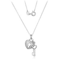 Weißer Topas-Silberhalskette Weißer Topas-Silberhalskette