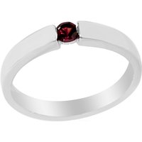 Edelroter Spinell-Silberring Edelroter Spinell-Silberring