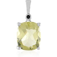 Limonen-Quarz-Silberanhänger Limonen-Quarz-Silberanhänger