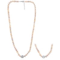 Süßwasserzuchtperlen-Silberhalskette (TPC) Süßwasserzuchtperlen-Silberhalskette (TPC)