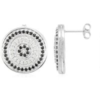 Edelstein-Silberohrringe Edelstein-Silberohrringe