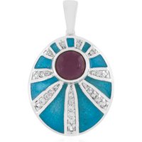 Rubin-Silberanhänger Rubin-Silberanhänger