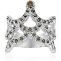 SI1 Argyle-Rose de France-Brillant-Silberring (Annette classic) SI1 Argyle-Rose de France-Brillant-Silberring (Annette classic)