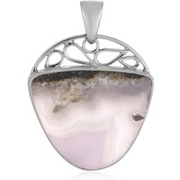 Violetter Java-Chalzedon-Silberanhänger (Bali Barong) Violetter Java-Chalzedon-Silberanhänger (Bali Barong)