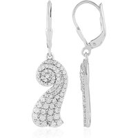 Zirkon-Silberohrringe (SAELOCANA) Zirkon-Silberohrringe (SAELOCANA)