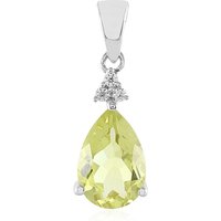 Limonen-Quarz-Silberanhänger Limonen-Quarz-Silberanhänger