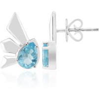 Blauer Apatit-Silberohrringe (Pallanova) Blauer Apatit-Silberohrringe (Pallanova)