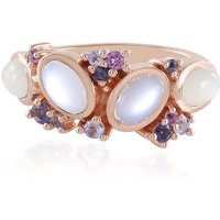 Weißer Mondstein-Silberring (KM by Juwelo) Weißer Mondstein-Silberring (KM by Juwelo)