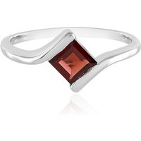 Mosambik-Granat-Silberring Mosambik-Granat-Silberring