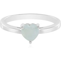 Brasilianischer Aquamarin-Silberring Brasilianischer Aquamarin-Silberring
