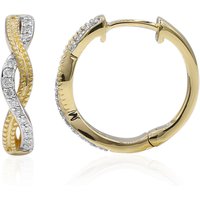 SI1 (G) Brillant-Goldohrringe (Annette) SI1 (G) Brillant-Goldohrringe (Annette)