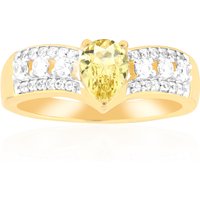 Australischer Goldener Beryll-Goldring Australischer Goldener Beryll-Goldring