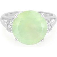 Prehnit-Silberring Prehnit-Silberring