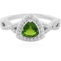 Russischer Diopsid-Silberring Russischer Diopsid-Silberring