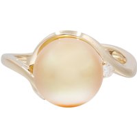 Goldene Südseeperlen-Goldring (CIRARI) Goldene Südseeperlen-Goldring (CIRARI)