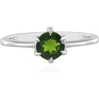 Russischer Diopsid-Silberring Russischer Diopsid-Silberring