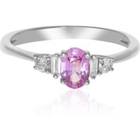 Pinkfarbener Saphir-Goldring (CIRARI) Pinkfarbener Saphir-Goldring (CIRARI)