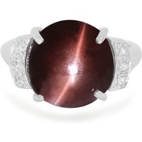 Skapolith-Katzenauge-Silberring Skapolith-Katzenauge-Silberring