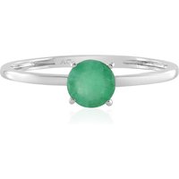 Brasilianischer Smaragd-Platinring Brasilianischer Smaragd-Platinring