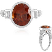 Hessonit-Granat-Silberring (Adela Silber) Hessonit-Granat-Silberring (Adela Silber)