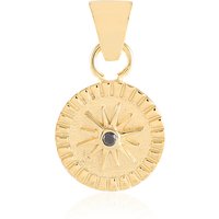 Schwarzer Brillant-Messinganhänger (Juwelo Style) Schwarzer Brillant-Messinganhänger (Juwelo Style)