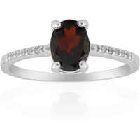 Granat-Silberring Granat-Silberring