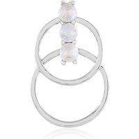 Regenbogen-Mondstein-Silberanhänger Regenbogen-Mondstein-Silberanhänger