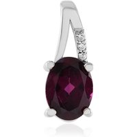 Rhodolith-Silberanhänger Rhodolith-Silberanhänger