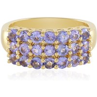 Tansanit-Silberring Tansanit-Silberring