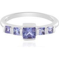 Tansanit-Silberring Tansanit-Silberring