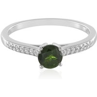 Russischer Diopsid-Silberring Russischer Diopsid-Silberring