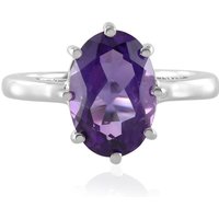 Sibirischer Amethyst-Silberring Sibirischer Amethyst-Silberring
