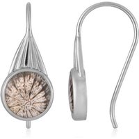 Versteinerte Koralle-Silberohrringe (Bali Barong) Versteinerte Koralle-Silberohrringe (Bali Barong)