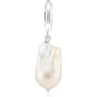 Weiße Süßwasserzuchtperlen-Silberanhänger (TPC) Weiße Süßwasserzuchtperlen-Silberanhänger (TPC)