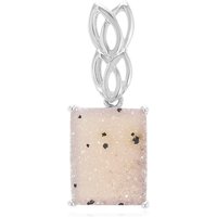 Glitzer-Achat-Silberanhänger Glitzer-Achat-Silberanhänger