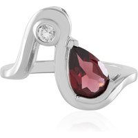 Mosambik-Granat-Silberring Mosambik-Granat-Silberring