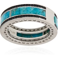 Blauer Kingman Mohave-Türkis-Silberring (Faszination Türkis) Blauer Kingman Mohave-Türkis-Silberring (Faszination Türkis)