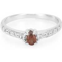 Malaya-Granat-Silberring Malaya-Granat-Silberring